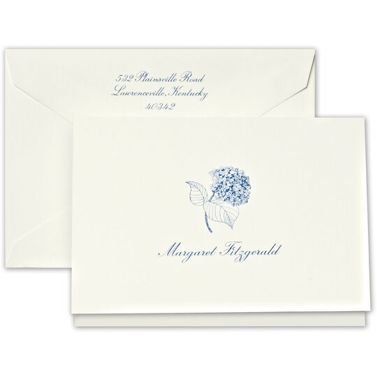 Garden Folded Note Cards - Raised Ink